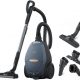 Aspirador con bolsa - AEG 900 401 124, 600 W, Potencia de succión 500 AirWatt, Depósito 3,5 l, Azul