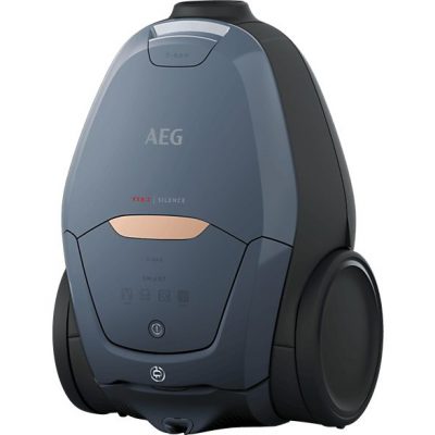 Aspirador con bolsa - AEG 900 401 124, 600 W, Potencia de succión 500 AirWatt, Depósito 3,5 l, Azul