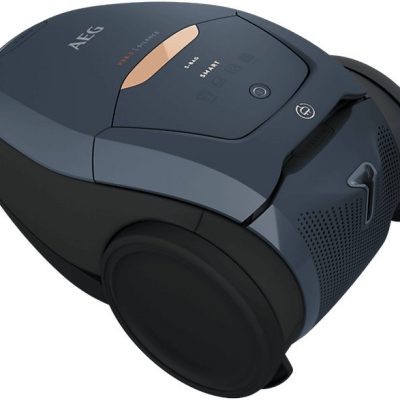 Aspirador con bolsa - AEG 900 401 124, 600 W, Potencia de succión 500 AirWatt, Depósito 3,5 l, Azul
