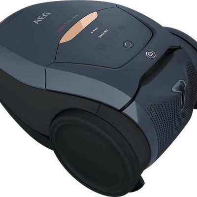 Aspirador con bolsa - AEG 900 401 124, 600 W, Potencia de succión 500 AirWatt, Depósito 3,5 l, Azul