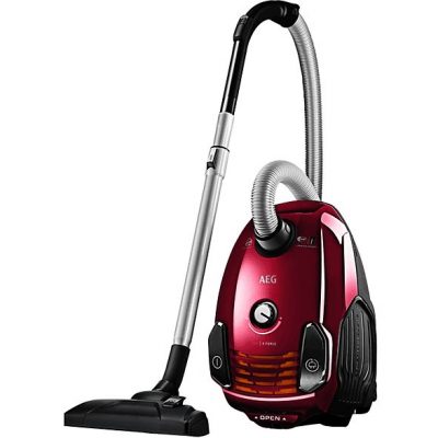 Aspirador con bolsa - AEG 900 940 430, 800 W, Depósito 3,5 l, Negro