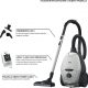 Aspirador con bolsa - AEG 900258506, 600 W, Depósito 3,5 l, Gris