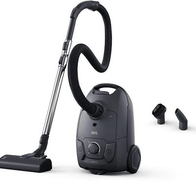 Aspirador con bolsa - AEG AB51C1DB, 750 W, Potencia de succión 209 W, Depósito 3,5 l, Azul