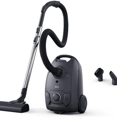 Aspirador con bolsa - AEG AB51C1DB, 750 W, Potencia de succión 209 W, Depósito 3,5 l, Azul