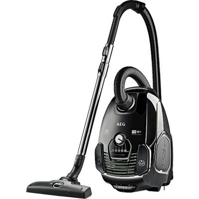 Aspirador con bolsa - AEG AKLBB915320522, 650 W, Depósito 3,5 l, Inox