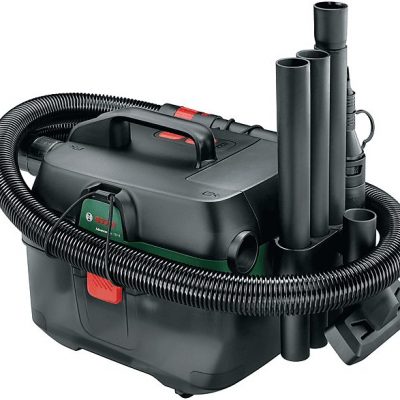 Aspirador con bolsa - BOSCH AdvancedVac 18V-8, 45 W, Depósito 8 l, Negro