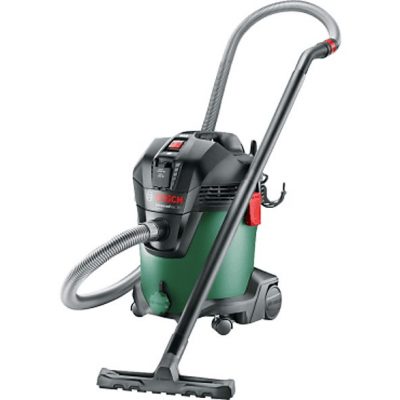 Aspirador con bolsa - BOSCH AdvancedVac 20 (Incluye accesorios), 1200 W, Potencia de succión 300 W, Depósito 16,8 l, Verde