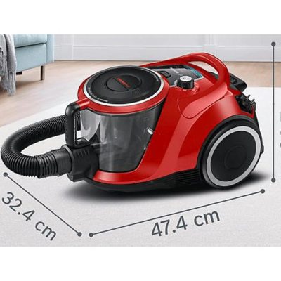 Aspirador con bolsa - BOSCH AKLBB1112481934, 750 W, Depósito 2,4 l, Negro