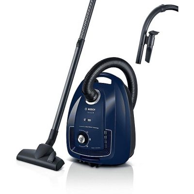 Aspirador con bolsa - BOSCH AKLBB1670809438, 600 W, Depósito 4 l, Azul