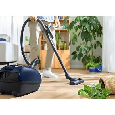 Aspirador con bolsa - BOSCH AKLBB1670809438, 600 W, Depósito 4 l, Azul