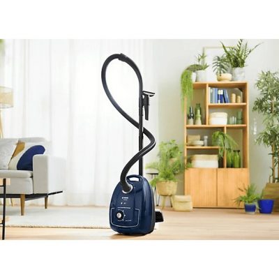 Aspirador con bolsa - BOSCH AKLBB1670809438, 600 W, Depósito 4 l, Azul