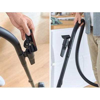 Aspirador con bolsa - BOSCH AKLBB1670810012, 600 W, Depósito 4 l, Rojo