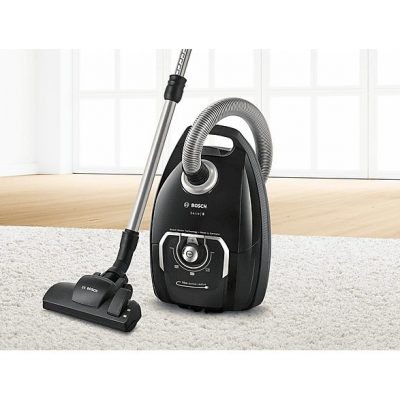 Aspirador con bolsa - BOSCH AKLBB1670810431, 650 W, Depósito 5 l, Negro