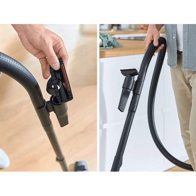 Aspirador con bolsa - BOSCH BGB38BA3T, 850 W, Depósito 4 l, Negro