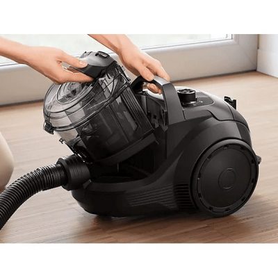 Aspirador con bolsa - BOSCH BGC21X300, 550 W, Depósito 2 l, Negro