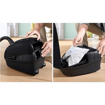 Aspirador con bolsa - BOSCH BGL38BA2H, 600 W, Depósito 4 l, Negro