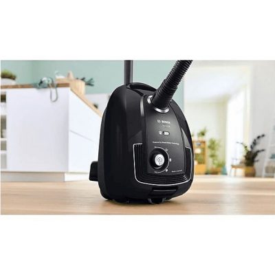 Aspirador con bolsa - BOSCH BGL38BA2H, 600 W, Depósito 4 l, Negro