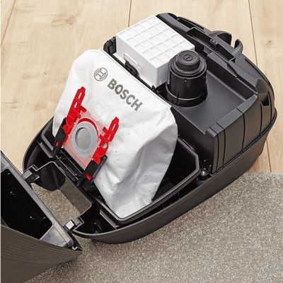 Aspirador con bolsa - BOSCH ProPower, 850 W, Depósito 1 l, Negro