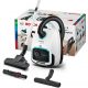 Aspirador con bolsa - BOSCH Serie 6 BGL6HYG1, 600 W, Depósito 4 l, Negro, Blanco