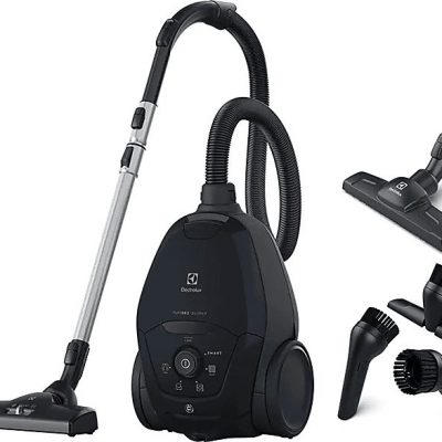 Aspirador con bolsa - ELECTROLUX 900 401 104, 600 W, Potencia de succión 230 W, Depósito 3,5 l, Azul