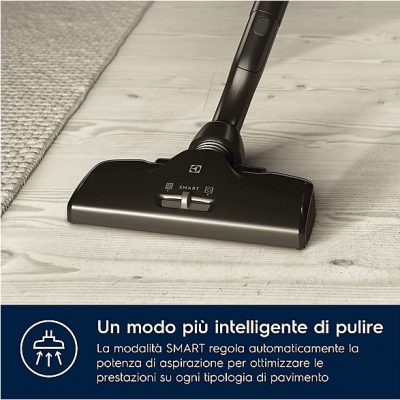 Aspirador con bolsa - ELECTROLUX 900 401 111, 600 W, Depósito 3,5 l, Negro
