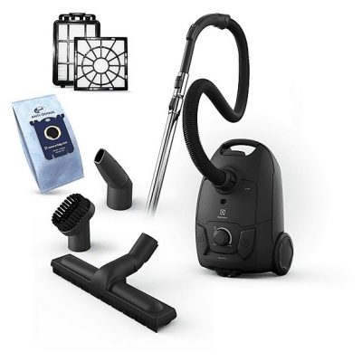 Aspirador con bolsa - ELECTROLUX EB51C2GG, 750 W, Potencia de succión 209 AirWatt, Depósito 3 l, Granito, Gris