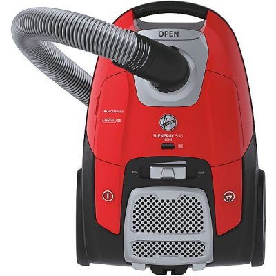 Aspirador con bolsa - HOOVER 39002267, 700 W, Depósito 3,5 l, Rojo