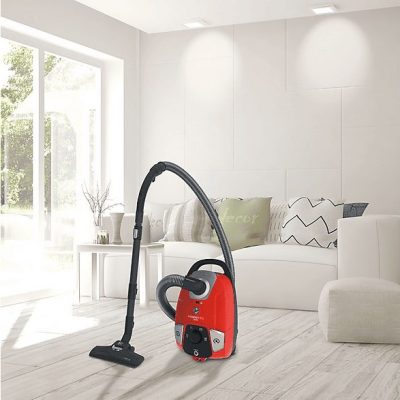 Aspirador con bolsa - HOOVER 39002270, 850 W, Depósito 3,5 l, Rojo