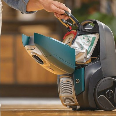 Aspirador con bolsa - HOOVER 39002271, 700 W, Depósito 3,5 l, Verde