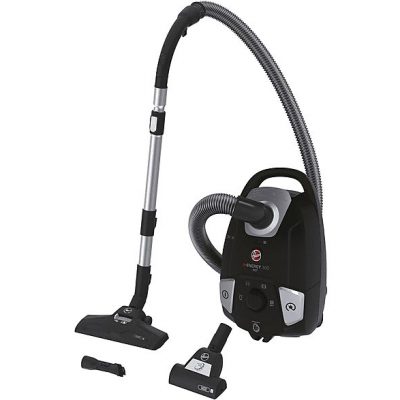 Aspirador con bolsa - HOOVER HE320PET 011, 850 W, Depósito 3,5 l, Negro