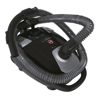 Aspirador con bolsa - HOOVER HE320PET 011, 850 W, Depósito 3,5 l, Negro