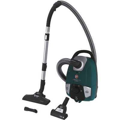 Aspirador con bolsa - HOOVER HE330A 011, 850 W, Depósito 3,5 l, Verde