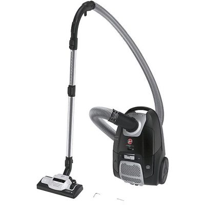 Aspirador con bolsa - HOOVER HE520PET 011, 700 W, Potencia de succión 61 W, Depósito 3,5 l, Negro