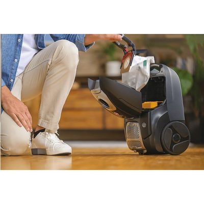 Aspirador con bolsa - HOOVER HE520PET 011, 700 W, Potencia de succión 61 W, Depósito 3,5 l, Negro