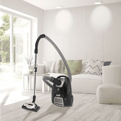 Aspirador con bolsa - HOOVER HE520PET 011, 700 W, Potencia de succión 61 W, Depósito 3,5 l, Negro