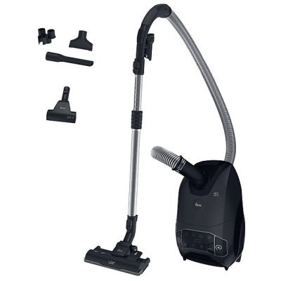 Aspirador con bolsa - HOOVER HE721PAF 011, 850 W, Depósito 6 l, Negro