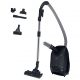 Aspirador con bolsa - HOOVER HE721PAF 011, 850 W, Depósito 6 l, Negro