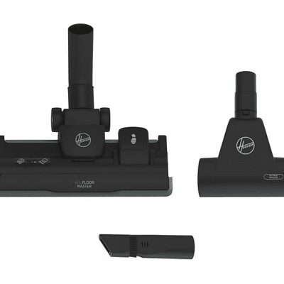 Aspirador con bolsa - HOOVER HP321PAF 011, 850 W, Depósito 2 l, Negro