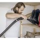 Aspirador con bolsa - KARCHER 1.628-150.0, 1000 W, Depósito 15 l, Negro, Acero inoxidable, Amarillo