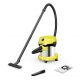 Aspirador con bolsa - KARCHER 1.628-425.0, 1000 W, Depósito 15 l, Acero inoxidable, Amarillo