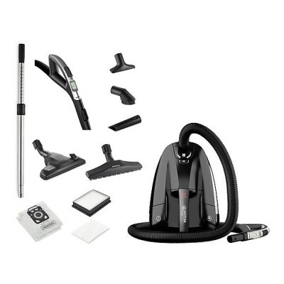 Aspirador con bolsa - NILFISK 128350551, 650 W, Potencia de succión 280 AirWatt, Depósito 3,6 l, Negro