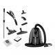 Aspirador con bolsa - NILFISK 128350551, 650 W, Potencia de succión 280 AirWatt, Depósito 3,6 l, Negro