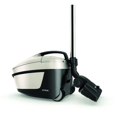 Aspirador con bolsa - NILFISK 128350552, 650 W, Potencia de succión 280 AirWatt, Depósito 3,6 l, Champagne