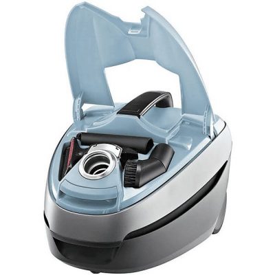 Aspirador con bolsa - NILFISK 128350614, 650 W, Potencia de succión 270 AirWatt, Depósito 3,1 l, Gris