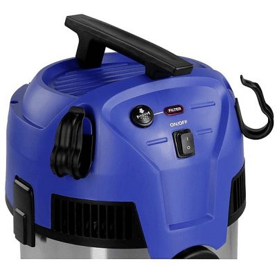 Aspirador con bolsa - NILFISK 18451551, 1200 W, Potencia de succión 270 W, Depósito 22 l, Inox