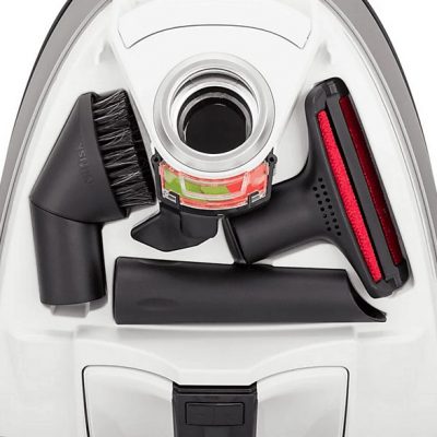 Aspirador con bolsa - NILFISK NILFISK Select Classic White, 650 W, Potencia de succión 270 AirWatt, Depósito 3,1 l, Blanco