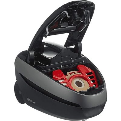 Aspirador con bolsa - Nilfisk Select Classic, 650 W, 3.1 l, Negro