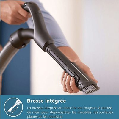 Aspirador con bolsa - PHILIPS XD3112/09, 900 W, Potencia de succión 900 W, Depósito 3 l, Negro