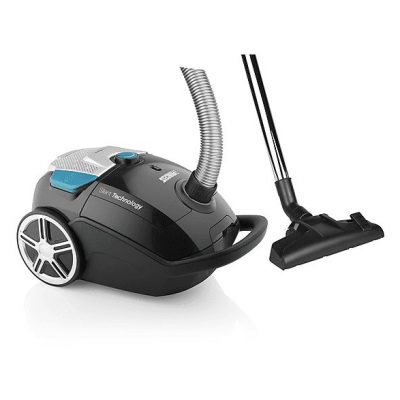 Aspirador con bolsa - PRINCESS 01.334990.01.001, 700 W, Potencia de succión 16000 kPa, Depósito 3 l, Negro