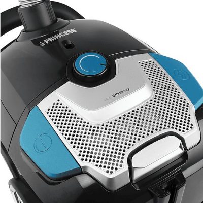 Aspirador con bolsa - PRINCESS 01.334990.01.001, 700 W, Potencia de succión 16000 kPa, Depósito 3 l, Negro